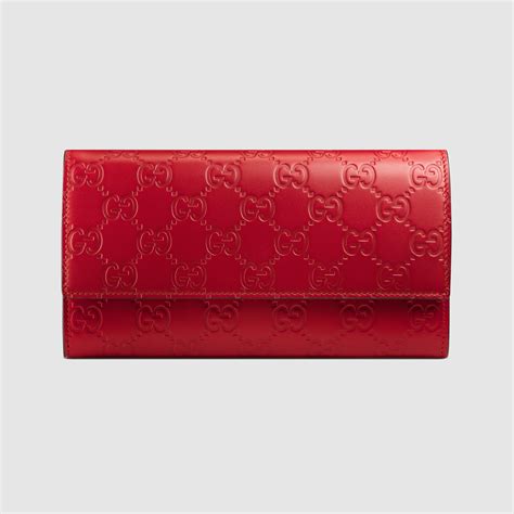 gucci red continental wallet|Gucci accessory collection wallet.